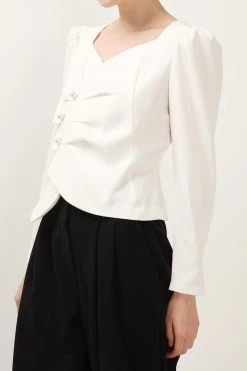 STORETS Charlotte Origami Detail Blouse