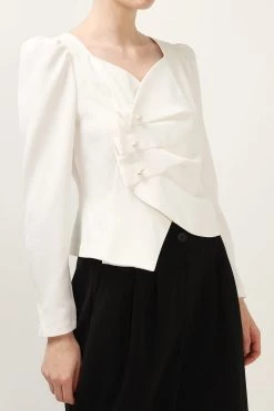 STORETS Charlotte Origami Detail Blouse