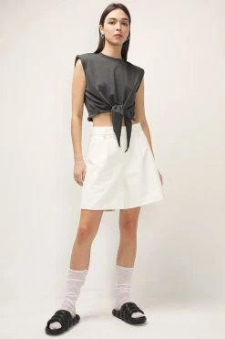 STORETS Annabella Padded Shoulder Top