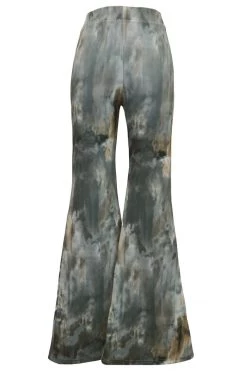 STORETS Gwendolyn Printed Bootcut Pants CLOTHING