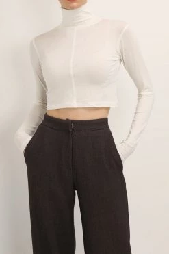 STORETS SALE Mila High Neck Crop Top