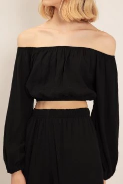 STORETS Iris Puffed Top And Wide Pants Set CLOTHING