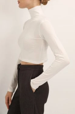 STORETS SALE Mila High Neck Crop Top