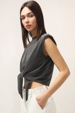 STORETS Annabella Padded Shoulder Top