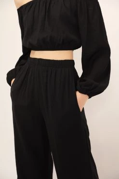 STORETS Iris Puffed Top And Wide Pants Set CLOTHING