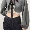 STORETS Evie Tie Detailed Knit Cardigan