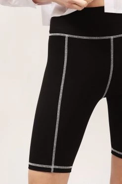 STORETS Jade Contrast Stripe Biker Shorts