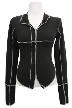 STORETS CLOTHING Rory Contrast Stitch Top