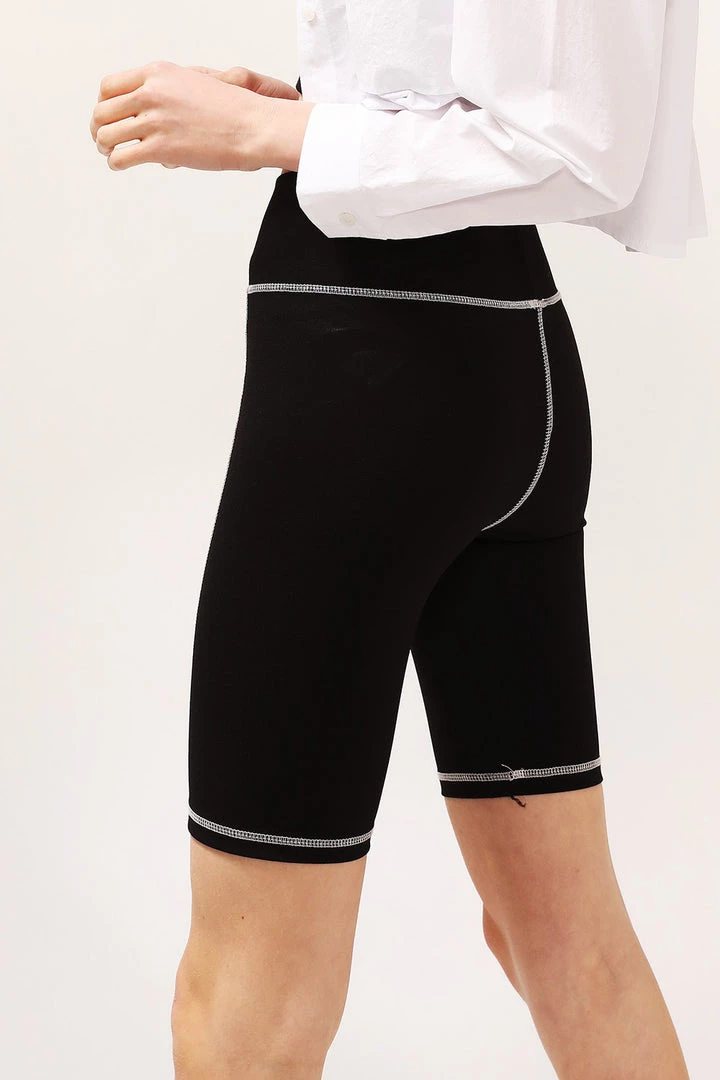 STORETS Jade Contrast Stripe Biker Shorts