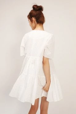 STORETS SALE Bella Embroidered Lace Tiered Dress