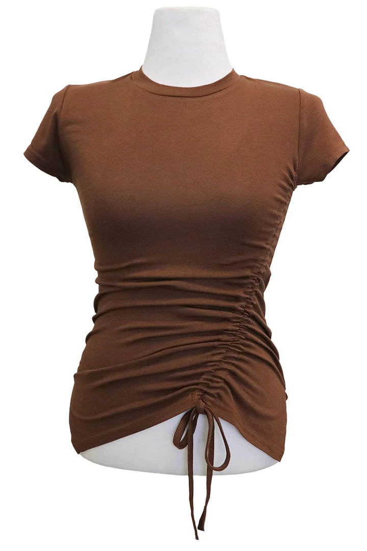 STORETS SALE CLOTHING Jimena Ruched T-shirt