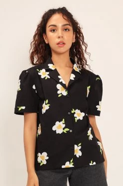 STORETS CLOTHING Juliette Flower Print Shirt