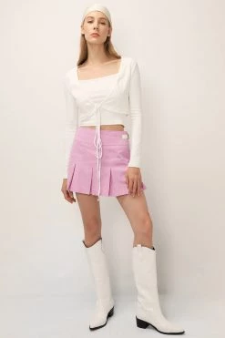 STORETS SALE Kylie Side Tab Pleated Skirt