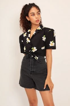 STORETS CLOTHING Juliette Flower Print Shirt