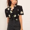 STORETS CLOTHING Juliette Flower Print Shirt
