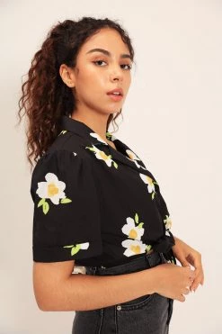 STORETS CLOTHING Juliette Flower Print Shirt