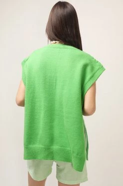 STORETS Avah Knitted Side Split Vest