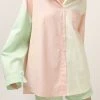 STORETS Kelly Color Block BoyFriend Shirt