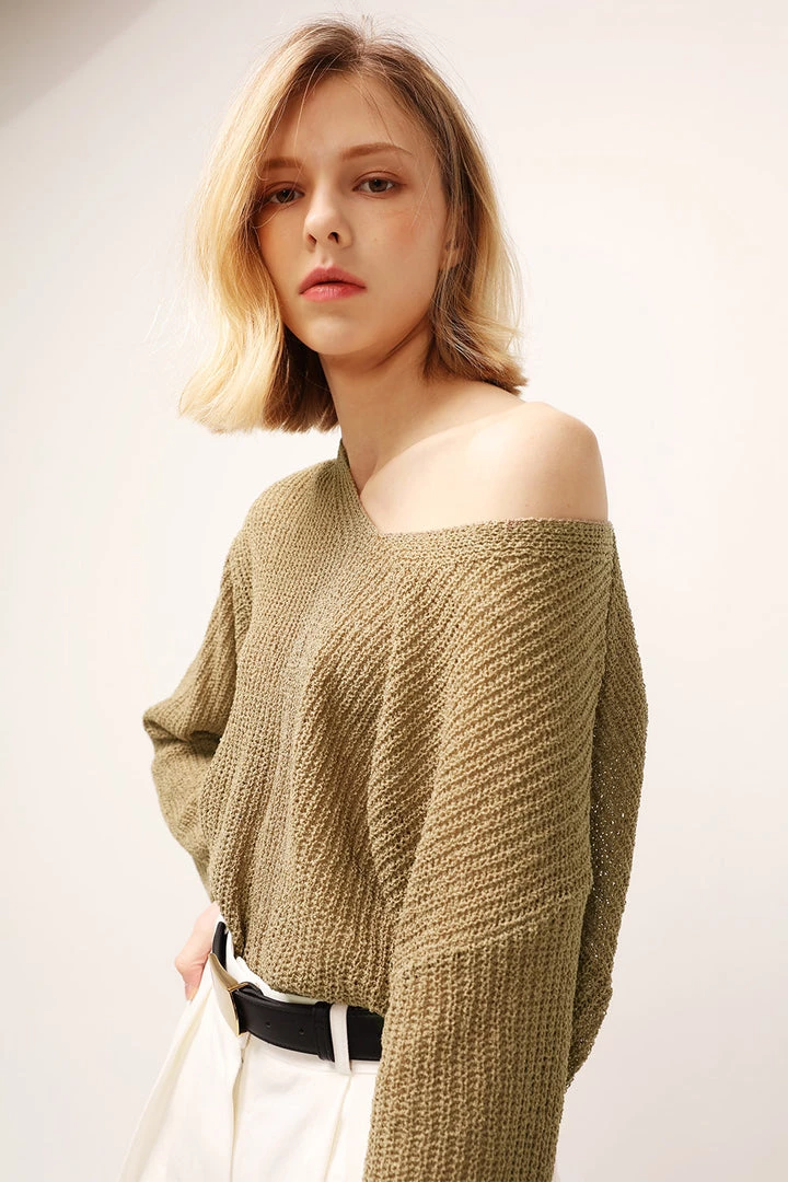 STORETS Eva Slouchy Knit Sweater CLOTHING