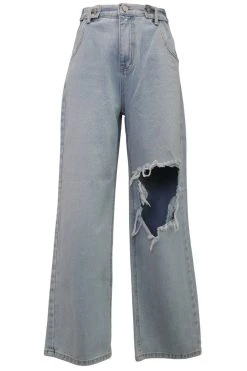 STORETS Jemma Ripped Cutout Jeans