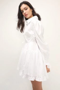 STORETS Ryan Tiered Shirt Dress