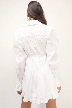 STORETS Ryan Tiered Shirt Dress