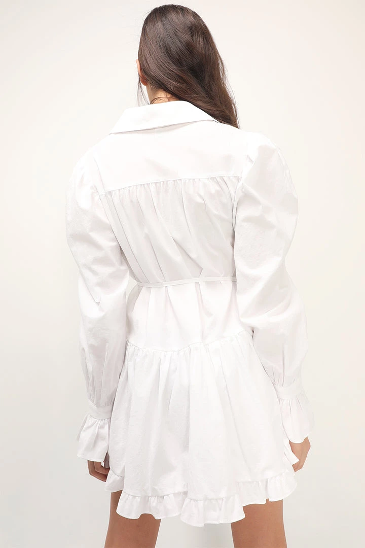 STORETS Ryan Tiered Shirt Dress