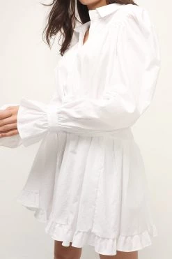 STORETS Ryan Tiered Shirt Dress