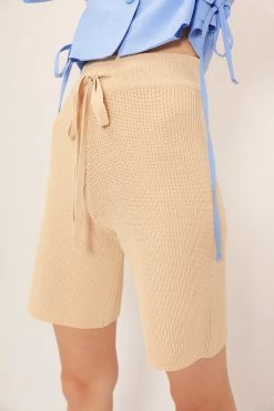 STORETS CLOTHING Sage Knitted Shorts