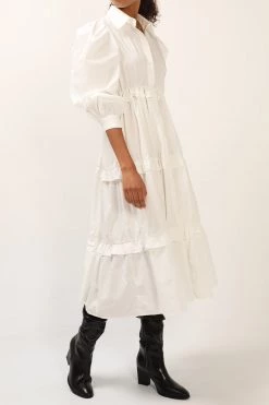 STORETS Lily Tiered Shirt Dress CLOTHING