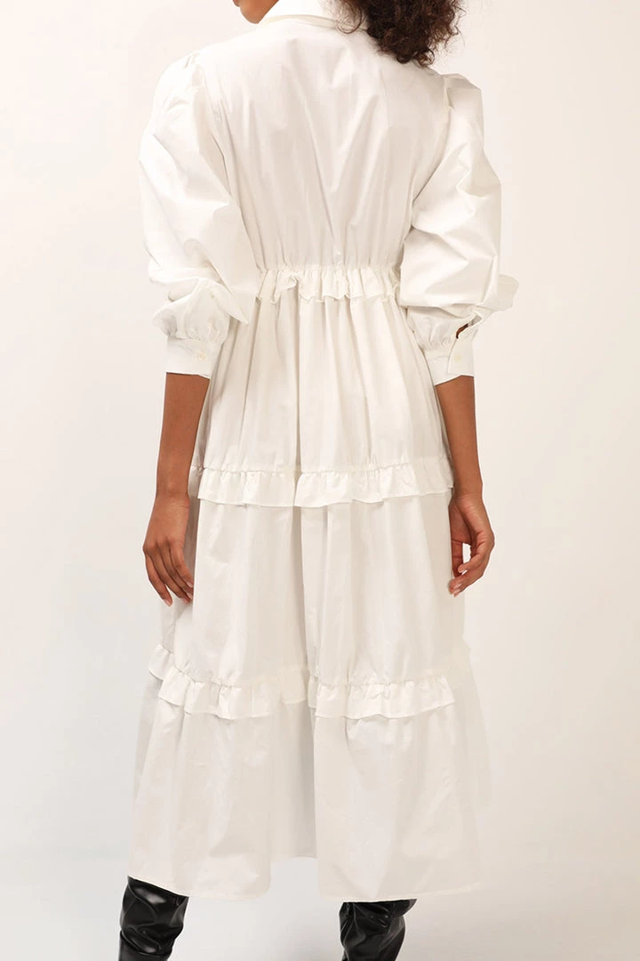 STORETS Lily Tiered Shirt Dress CLOTHING