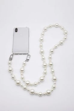 STORETS Faux Pearl Phone Strap ACCESSORIES