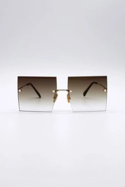 STORETS ACCESSORIES Square Rimless Sunglasses
