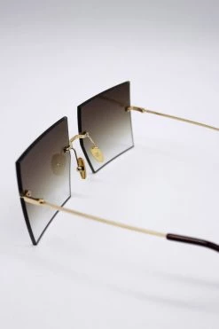 STORETS ACCESSORIES Square Rimless Sunglasses