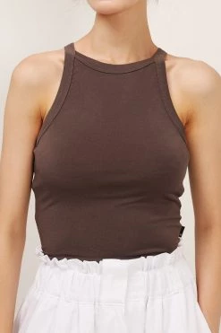 STORETS CLOTHING Taylor Halter Sleeveless Top