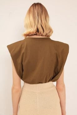 STORETS BEST-SELLERS Elena Padded Shoulder T-shirt