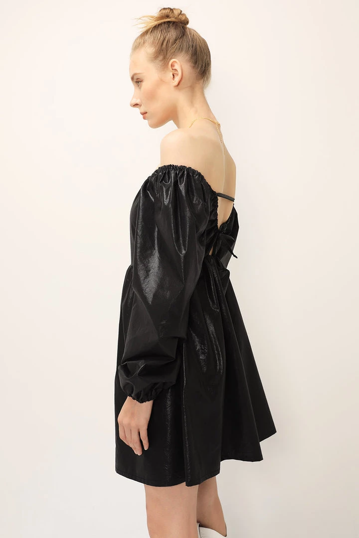 STORETS SALE CLOTHING Joy Coated Babydoll Dress