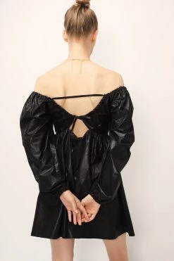 STORETS SALE CLOTHING Joy Coated Babydoll Dress