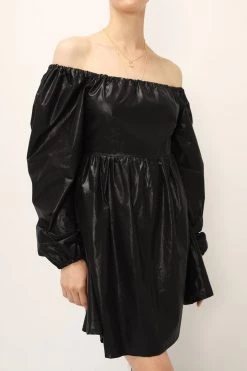 STORETS SALE CLOTHING Joy Coated Babydoll Dress