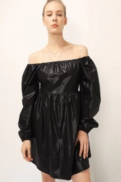 STORETS SALE CLOTHING Joy Coated Babydoll Dress