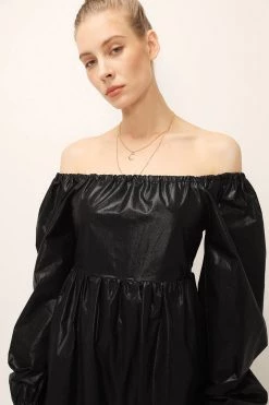 STORETS SALE CLOTHING Joy Coated Babydoll Dress