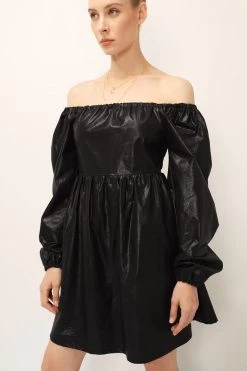 STORETS SALE CLOTHING Joy Coated Babydoll Dress