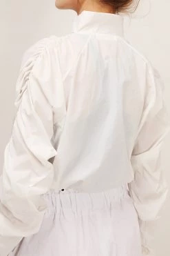 STORETS Gianna Ruched Sleeve Bomber