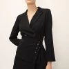 STORETS SALE Evelyn Wrap Belted Jacket Dress