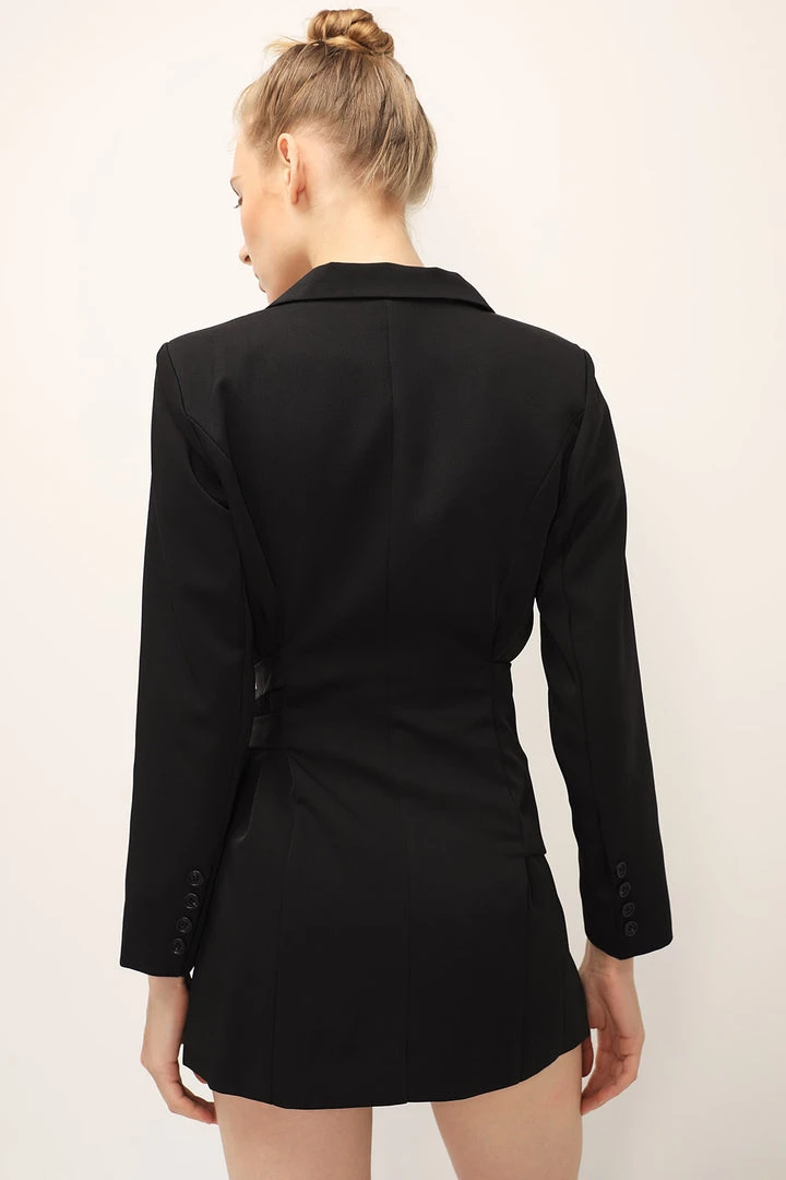 STORETS SALE Evelyn Wrap Belted Jacket Dress