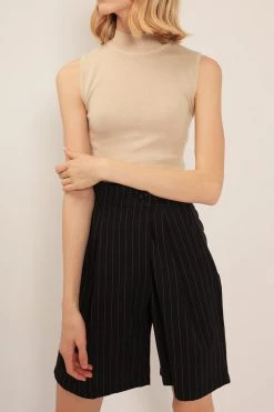 STORETS CLOTHING Delaney High Neck Knitted Top