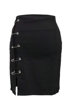 STORETS CLOTHING Michaela Pin Detail Skirt