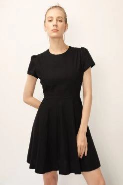 STORETS SALE CLOTHING Kelly Fit & Flare Linen Dress