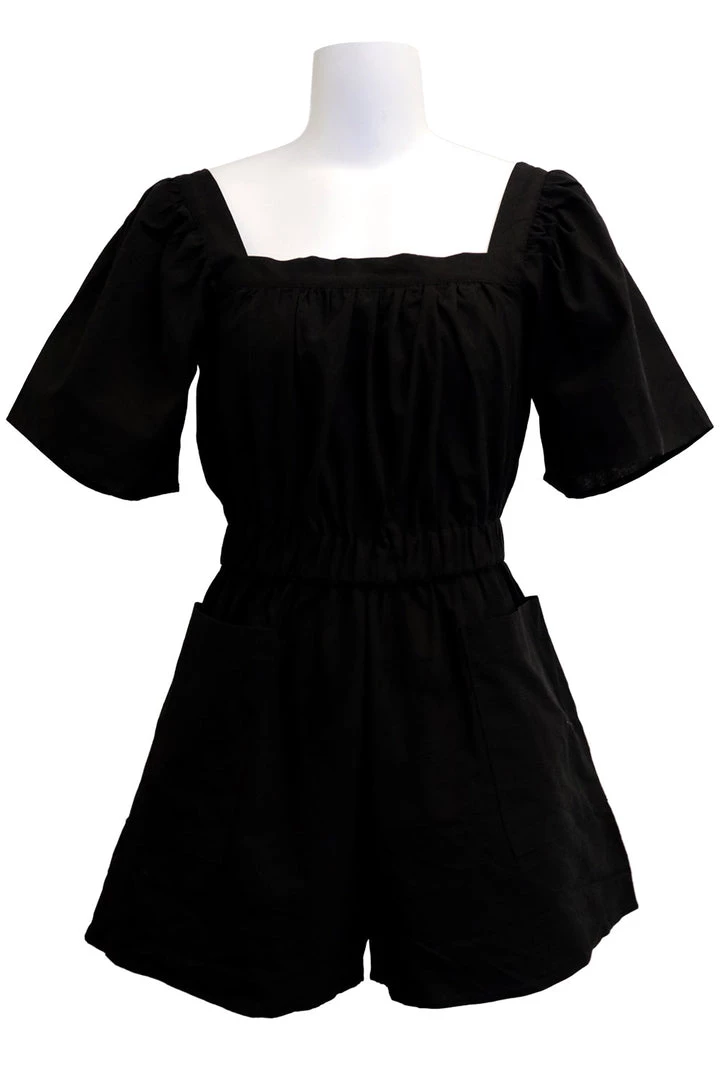 STORETS CLOTHING Julieta Square Neckline Romper