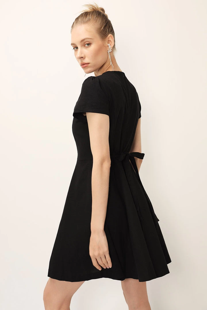 STORETS SALE CLOTHING Kelly Fit & Flare Linen Dress